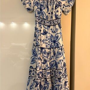 Ever New Navy and White Floral Dress